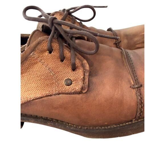 Men\'s 10.5 Bed-Stu Repeal Cap Toe Distressed Leather Derby Shoe Brown Tan main image 11